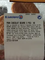 Pain chocolat beurre