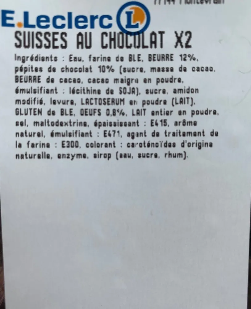 Suisse au chocolat