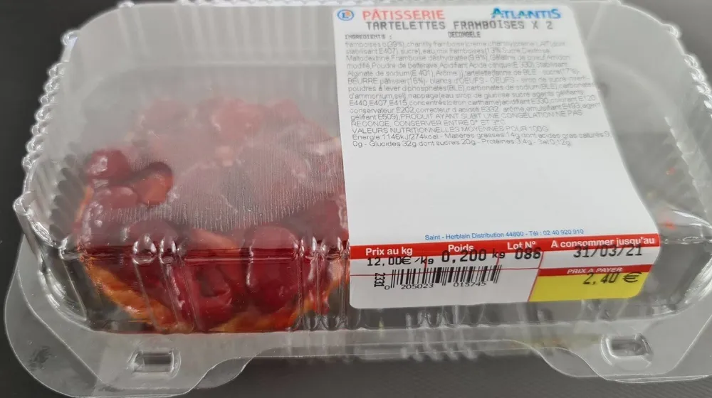 Tartelettes framboises