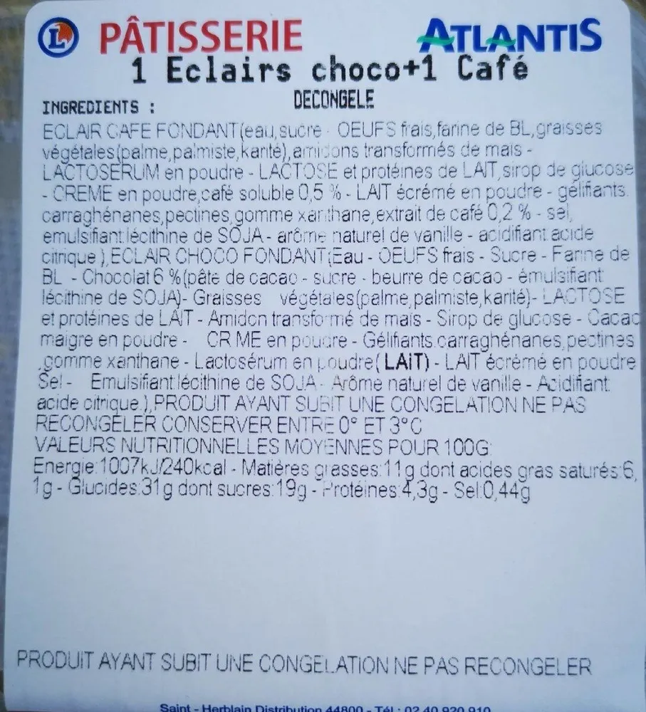 Éclairs choco & café