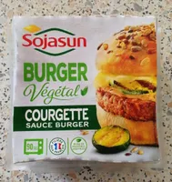 Burger végétal courgette sauce burger