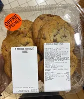 6 cookies chocolat chunk