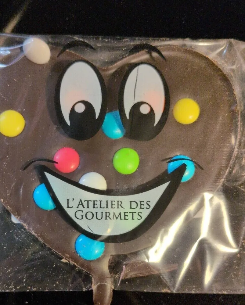 Sucette au chocolat noir Smarties