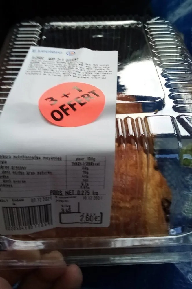 Pain chocolat AOP