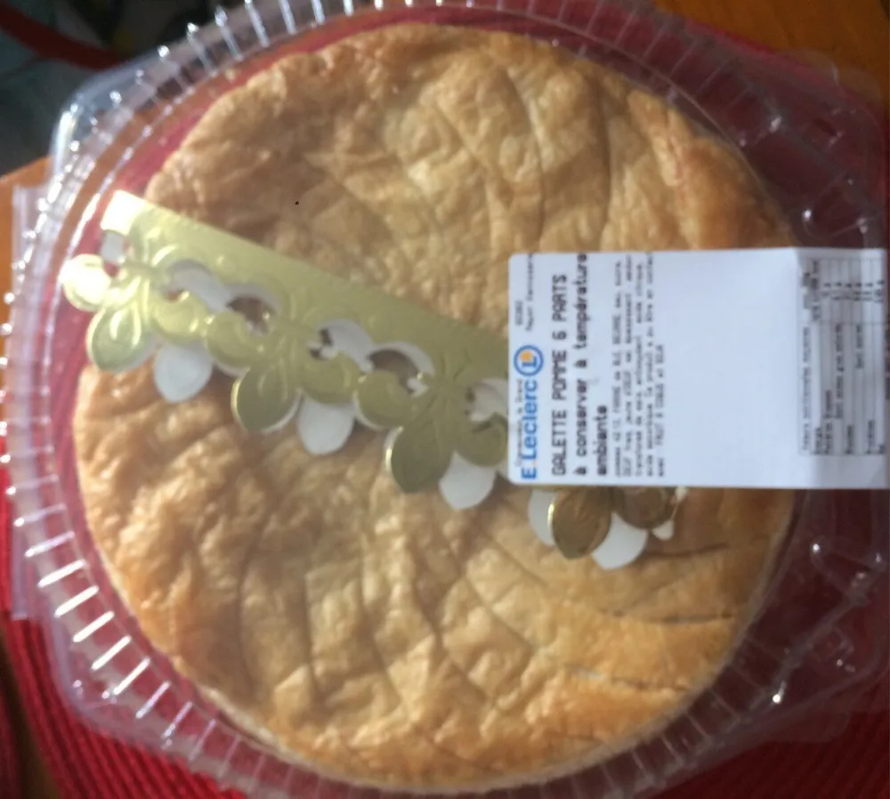 Galette pomme