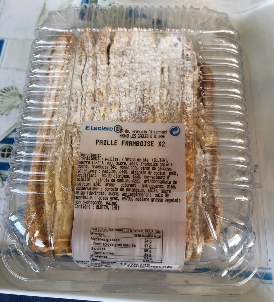 Paille framboise