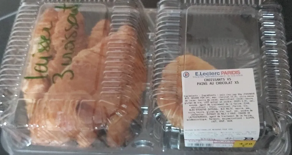 Croissants x5 et pains au chocolat x5