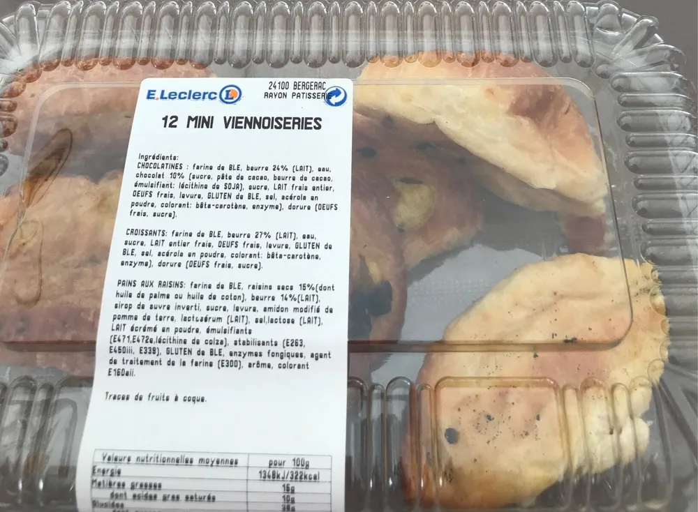 12 mini viennoiseries