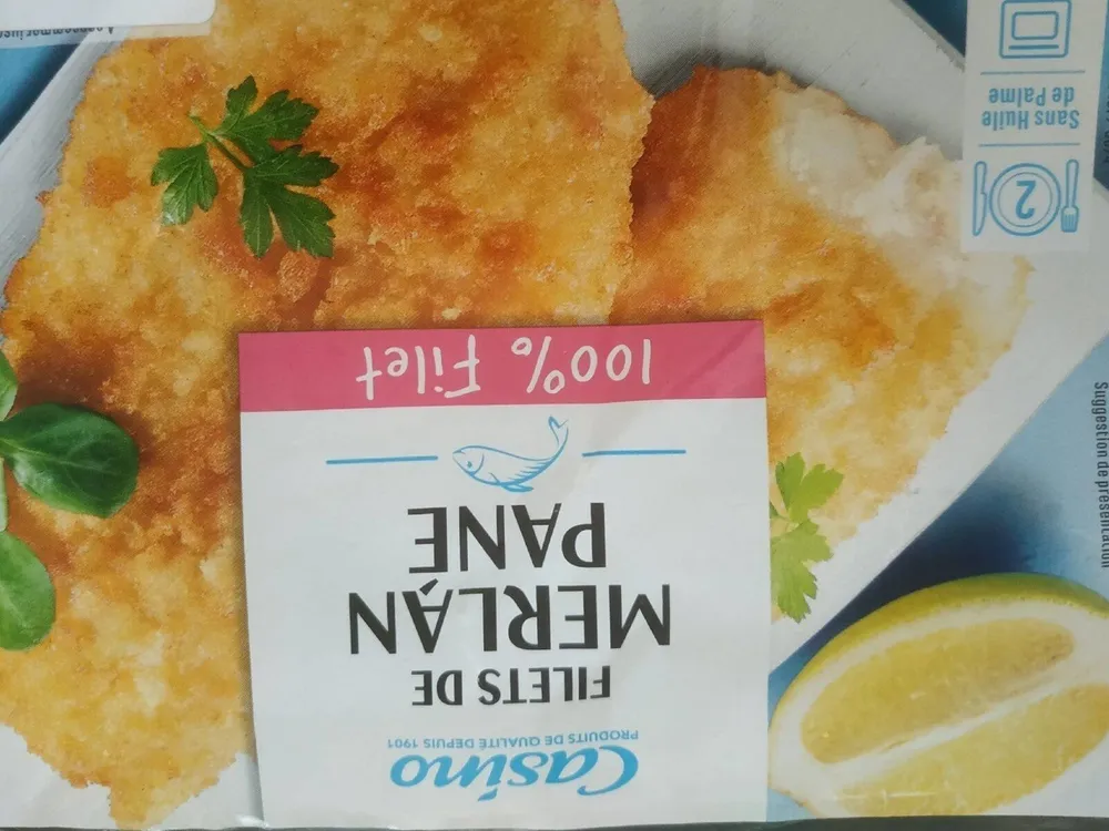 Filets de merlan pané