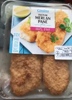 Filets de merlan pané