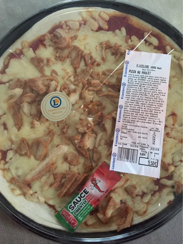 Pizza au Poulet