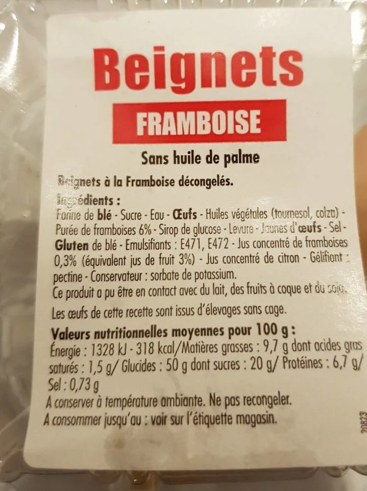 Beignets framboise