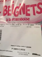 Beignet à la framboise