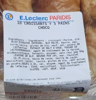 Croissant pains au chocolat