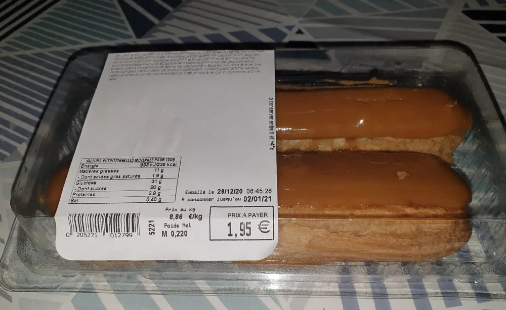 Eclairs au café leclerc