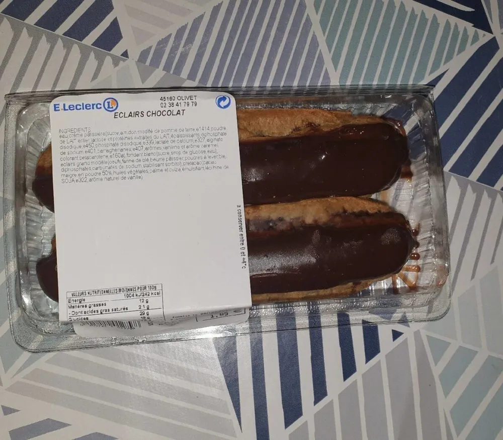 Eclairs au chocolat E.Leclerc