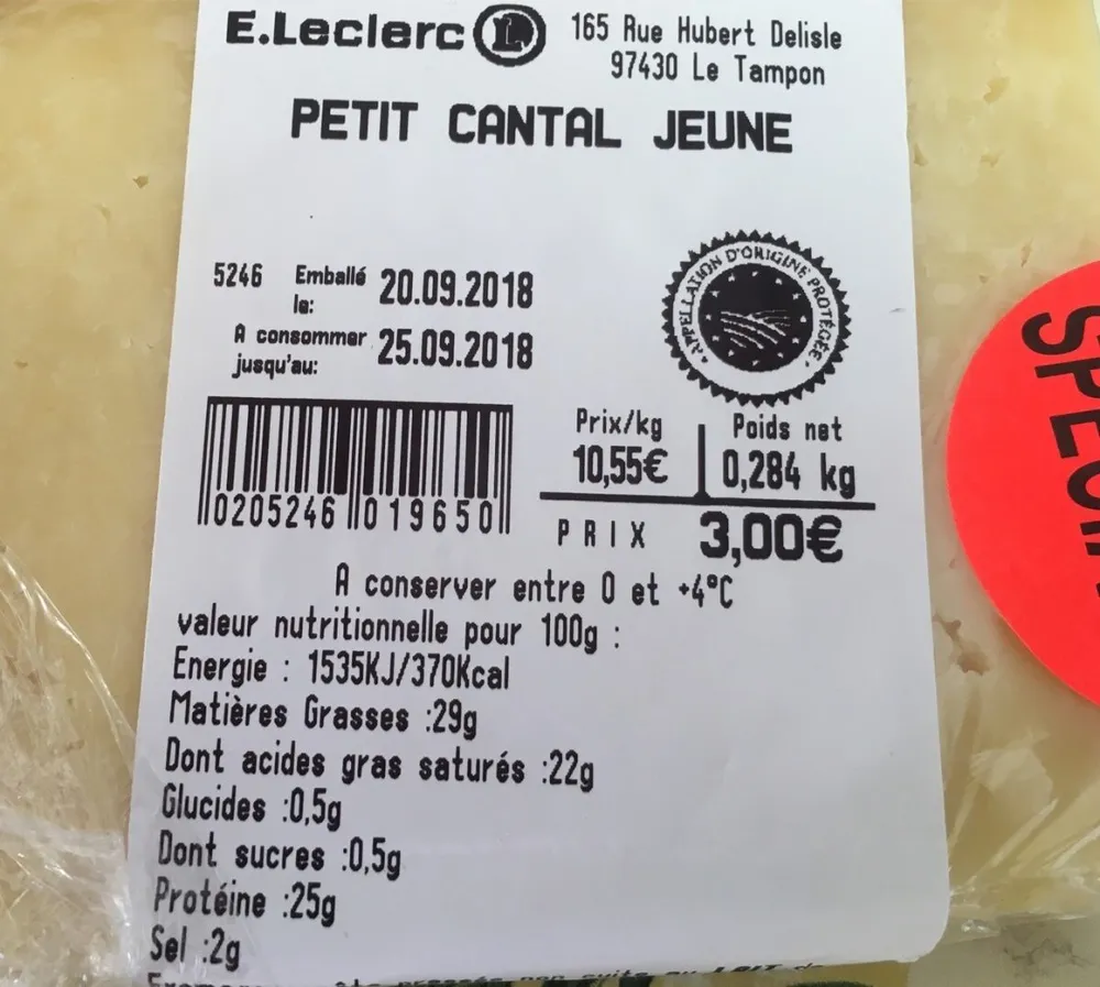 Petit Cantal Jeune