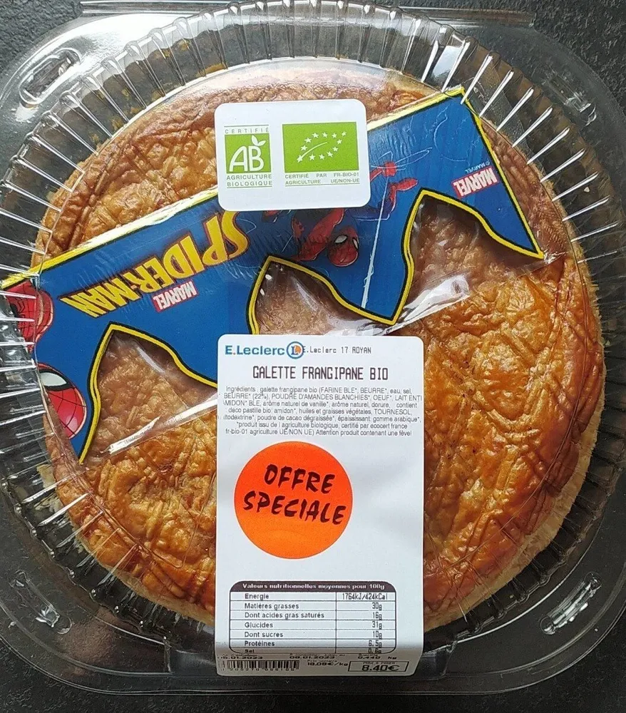 Galette frangipane bio