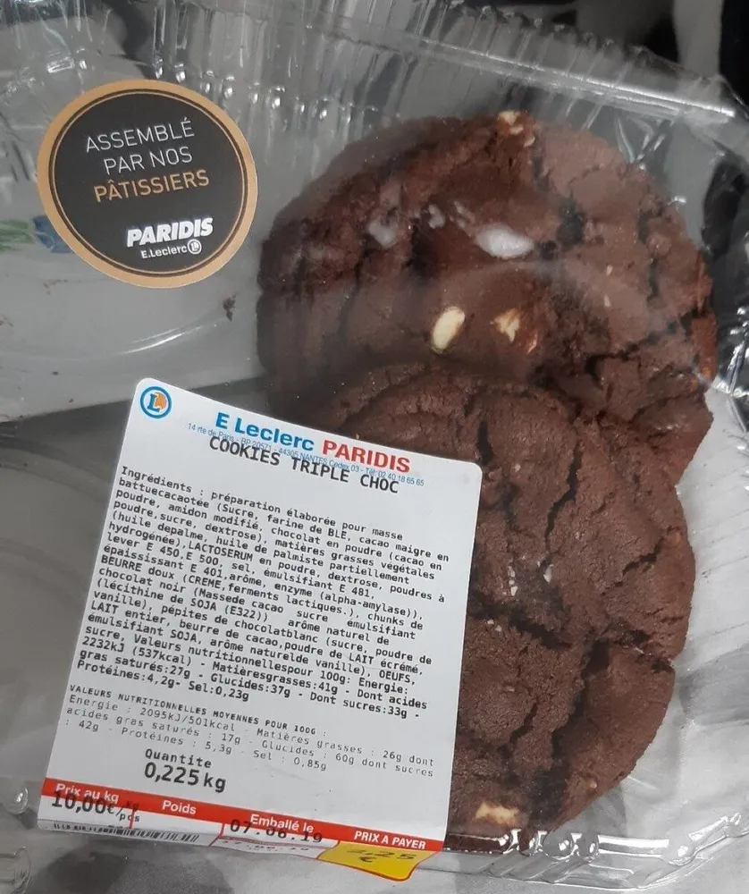 Cookie triple choc