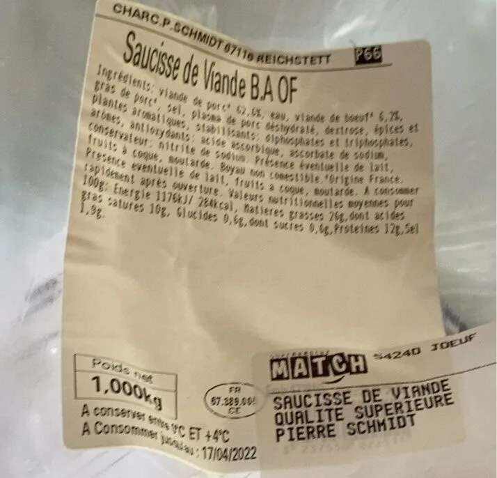 Saucisse de viande