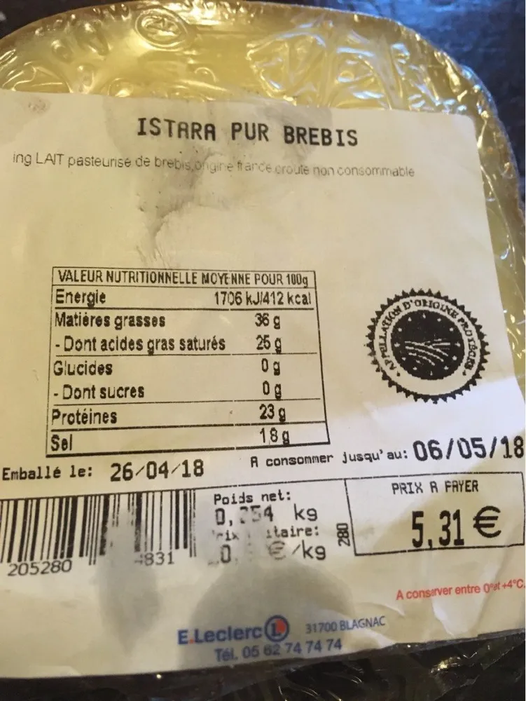 Istarra pur brebis