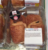 Pain chocolat au beurre aopx4