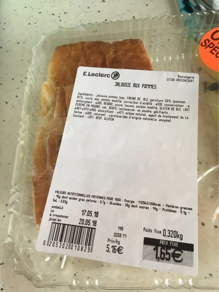 Jalousie aux pommes