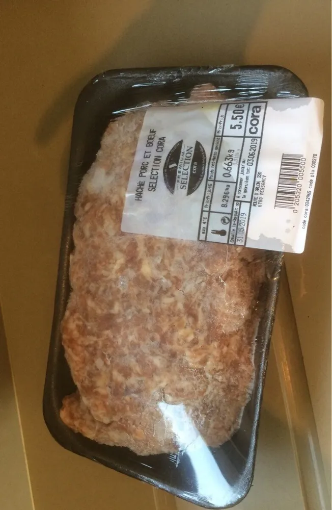 Hache porc et boeuf