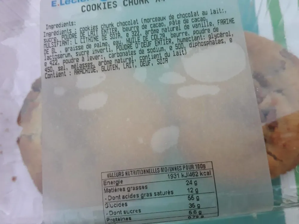 Cookies chunk X4