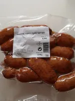 Saucisses fumées cuites sup 50g