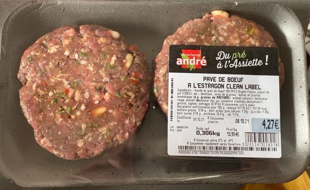 Pavé de boeuf à l’estragon