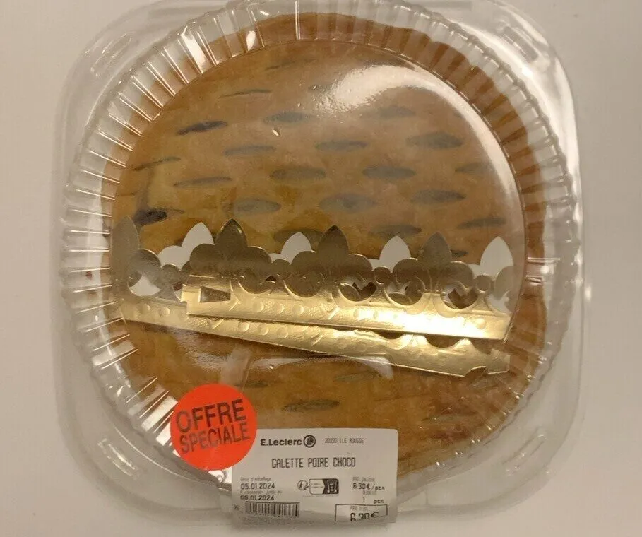Galette poire choco