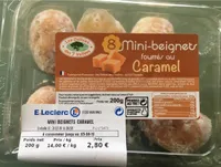 Mini beignets fourrés au caramel