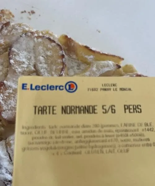 Tarte normande