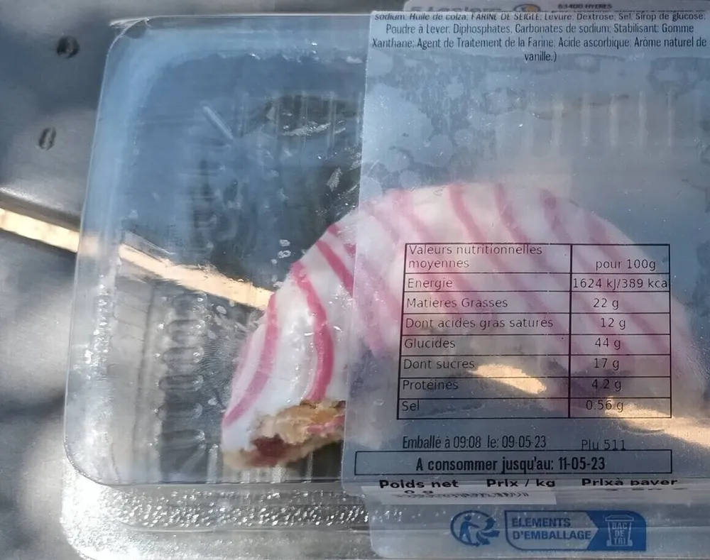 Boomerang fraise mûre agrume x2