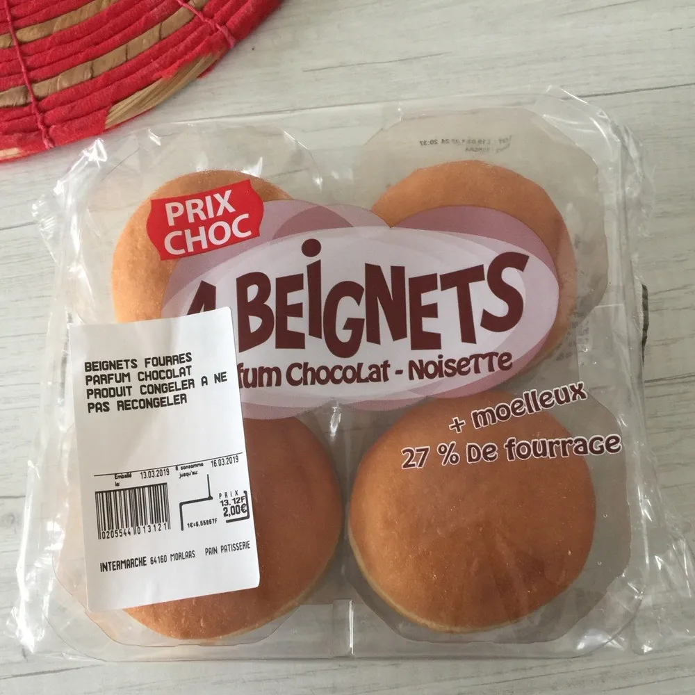 Beignet chocolat noisette