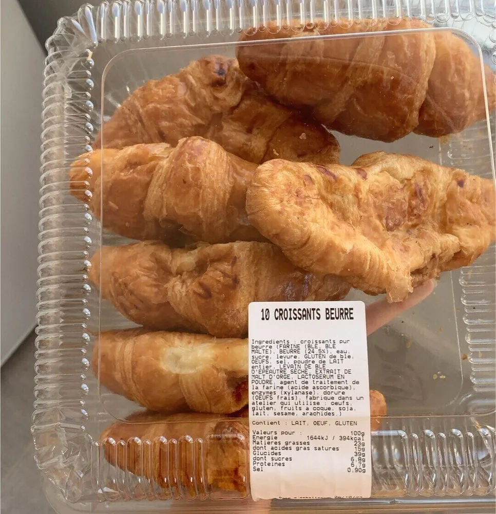 10 Croissants beurre