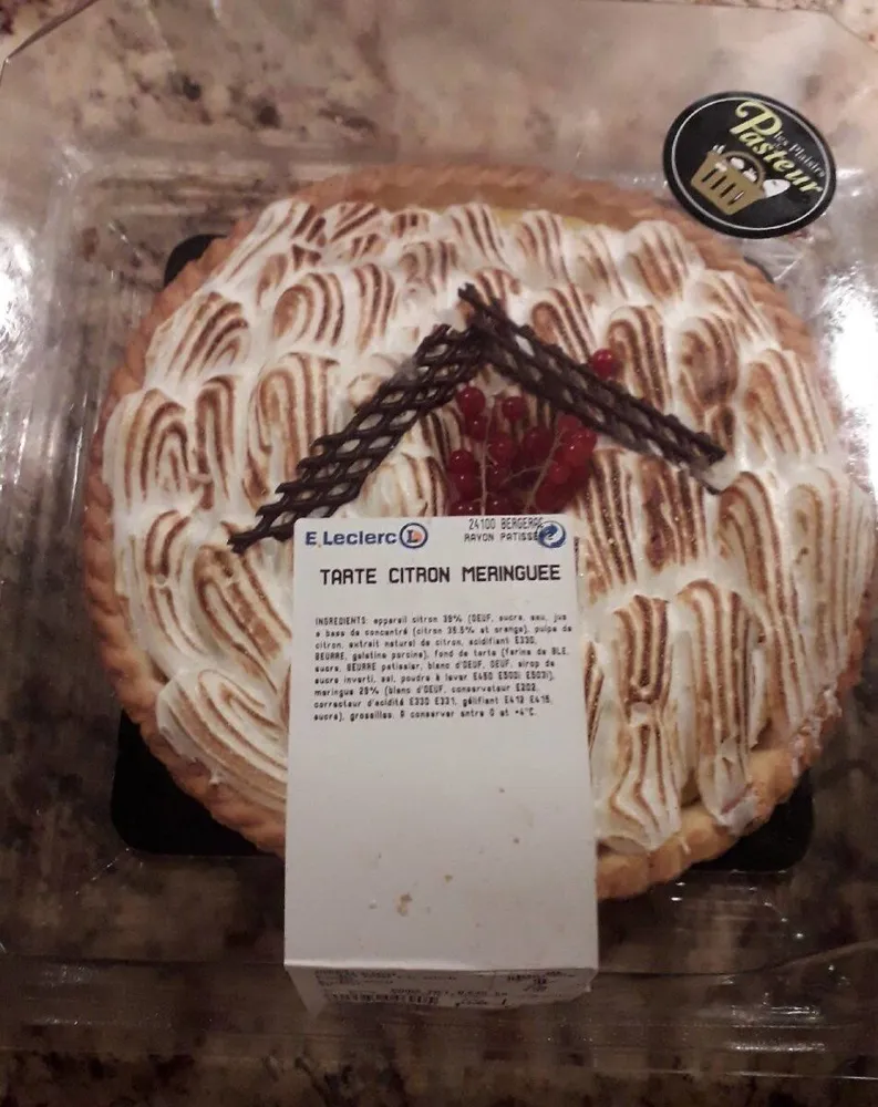 Tarte citron meringuée
