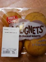 Beignets parfum chocolat noisettes décongelés
