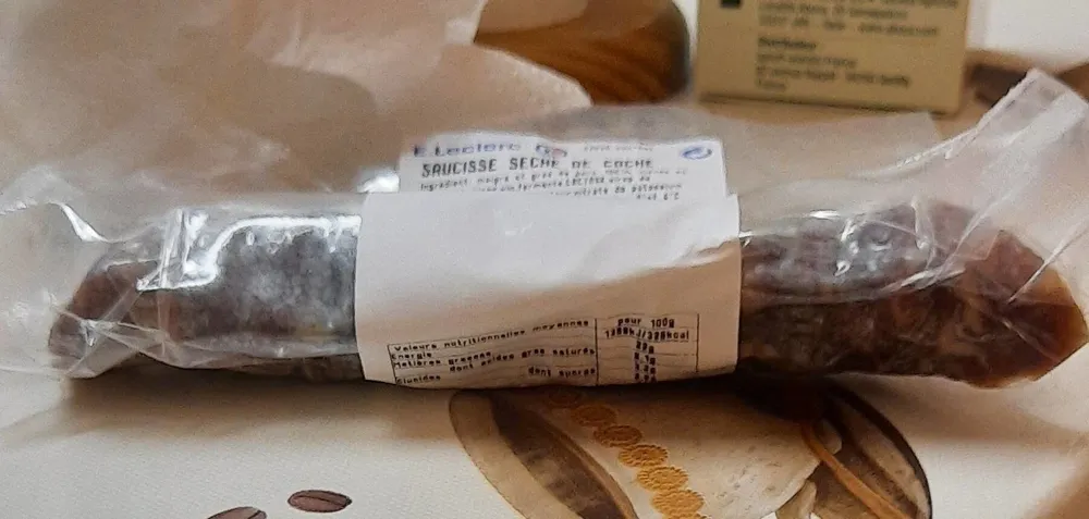 Saucisse sèche de coche