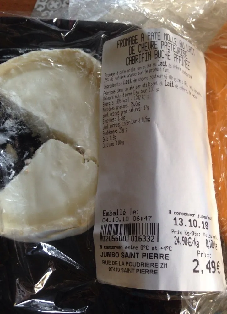Chèvre buche affinée