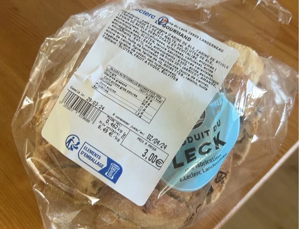 Pain le gourmand