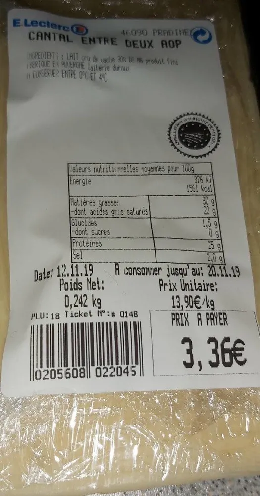 Cantal entre deux A0P