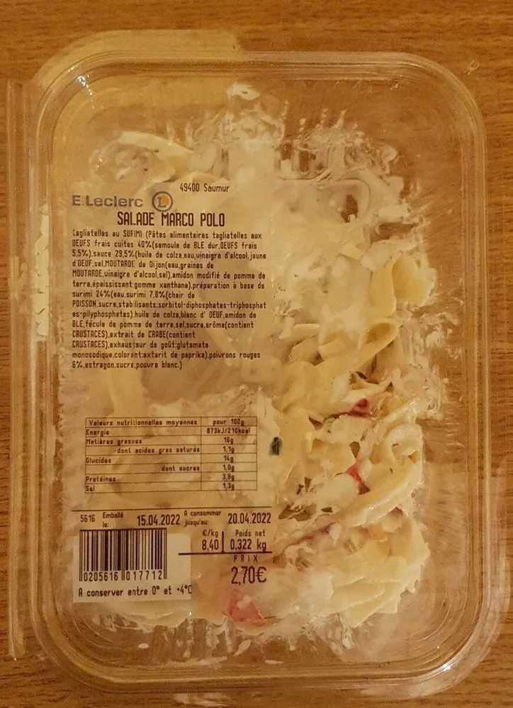 Salade Marco Polo