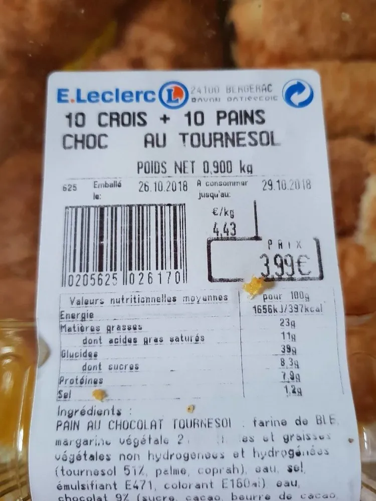 Croissants et pains au chocolat