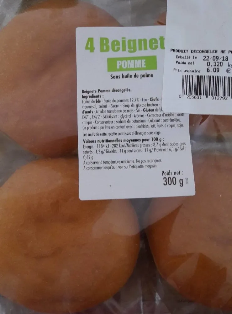 Beignet pomme