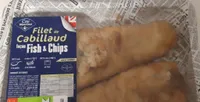 Filet de cabillaud façon fish and chips