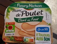 Blanc de poulet doré au four