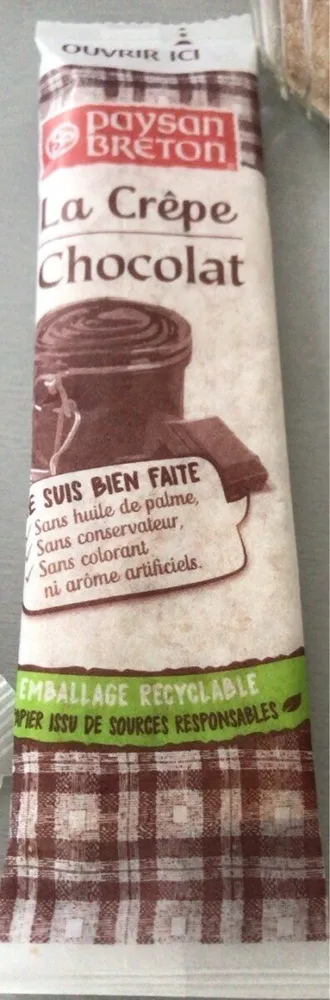 Crepe au chocolat