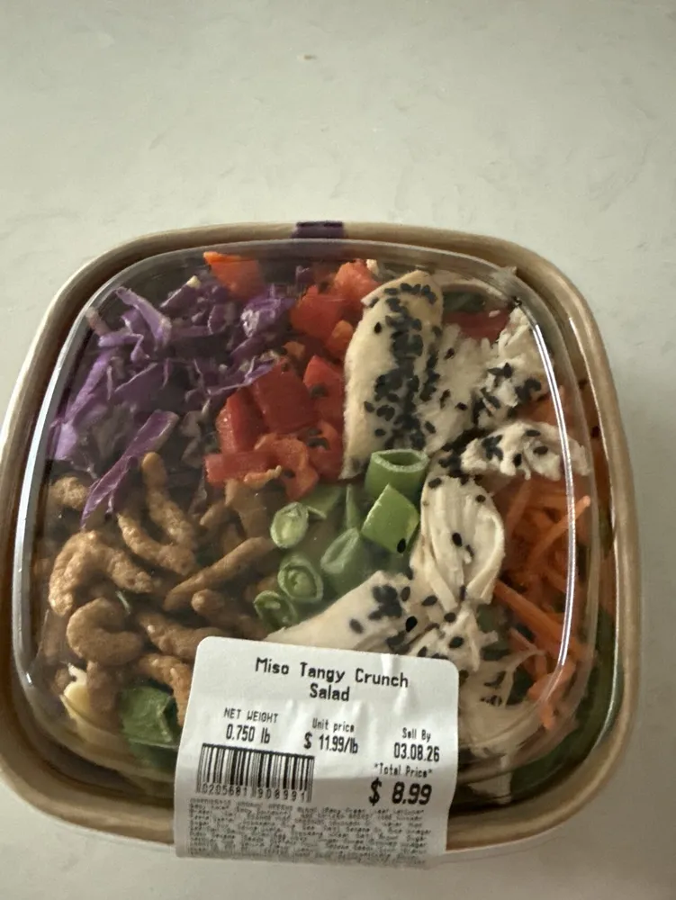 Miso Tangy Crunch Salad W/ Chicken